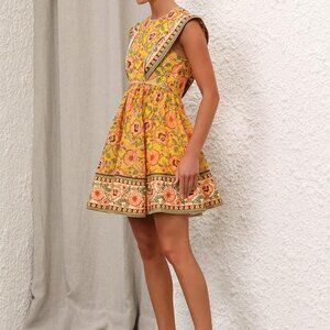 𝒁𝑰𝑴𝑴𝑬𝑹𝑴𝑨𝑵𝑵 JUNIE Yellow mini dress